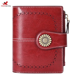 <b>RFID</b> Blocking Coin <b>Wallet</b> Fashionable Multi Slot Zipper Card Holder Retro Multifunctional Women's <b>Wallet</b> RTS Bulk Mixed Order - Product Image 1
