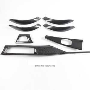 Garnitures de tableau de bord intérieures en fibre de carbone véritable pour les séries 3 et 4 F30 F31 F34, état neuf, pack sport, pack 3GT - Product Image 1