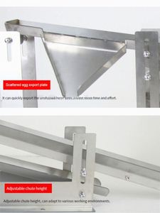 Séparateur Commercial de Blancs et Jaunes d'Œufs en Acier Inoxydable 304, Machine à Casser les Œufs, Machine de Séparation des Liquides pour Œufs de Canard et de Poule - Product Image 6