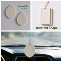 Diffuseur de parfum en feutre de laine Meino personnalisé avec logo, réutilisable, pour voiture et armoire, avec tampon de parfum aux huiles essentielles