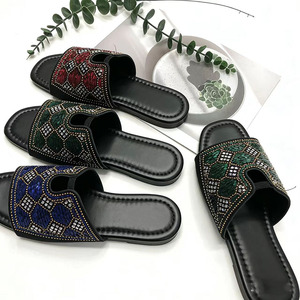 <span class=keywords><strong>Sandalias</strong></span> Planas de Estilo Africano con Suela Suave para Mujer, Pantuflas para Mujer y Señora - Product Image 3