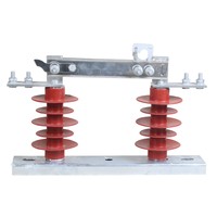 YONGCELE HGW9-10 Interrupteur isolant haute tension extérieur 200A-630A, sectionneur en porcelaine/caoutchouc silicone pour ligne aérienne 10kV