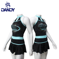Cheerleading pratique porter personnalisé brillant Bling exercice Train Cheer débardeurs et shorts pour les filles