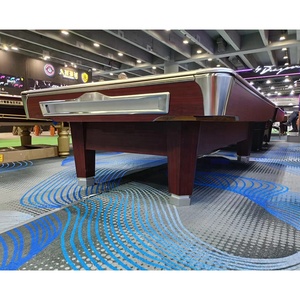 Nhà Máy Trực Tiếp 9 Bóng Hồ Bơi Bảng 8ft 9ft Slate Với Tự Động Bóng Trở Lại Hệ Thống Hợp Kim Nhôm Túi Cho Snooker - Product Image 5