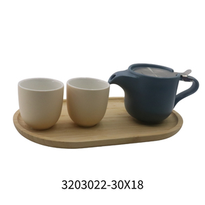 Plateau de service en contreplaqué de nouvelle conception, très vendu, 3203022-30X18, pour les événements de dégustation de thé - Product Image 6
