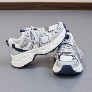 Zapatillas Deportivas de Plataforma con Cordones para Mujer, Ligeras, Transpirables, Estilo Casual para Caminar, Diseño Antideslizante para Otoño - Product Image 1