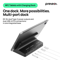 Tablet POS Android 16 G99 10,95 Inci, RAM 6GB, ROM 128GB, NFC Tap to Pay, Bersertifikasi GMS, untuk Restoran & Retail POS dengan Dock OEM