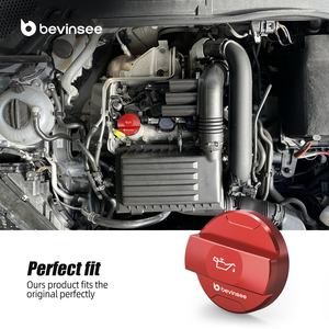 Tapa de Aluminio para Llenado de Aceite BEVINSEE para Motor VW EA211 1.0 1.2 <span class=keywords><strong>1.4</strong></span> <span class=keywords><strong>TSI</strong></span> <span class=keywords><strong>1.4</strong></span> <span class=keywords><strong>GTE</strong></span>/Híbrido - Product Image 6