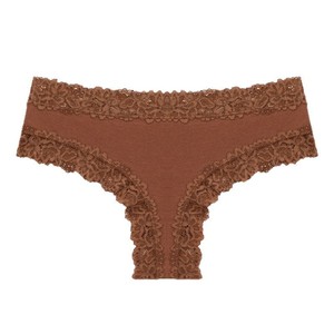 Culottes en dentelle sexy, culottes en coton, sous-vêtements pour femmes, couleur unie, confortables, taille basse, sous-vêtements extensibles - Product Image 5