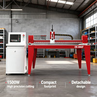 1313T Mesin Pemotong Laser Serat Ekonomis Berpendingin Air Cypcut 1500W 1300*1300mm CNC untuk Lembaran Logam Karbon Baja Tahan Karat
