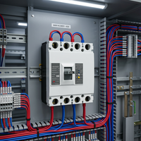 Disjoncteur à boîtier moulé HUIDICH OEM ODM 3P 4P 63A 250A 400A AC MCCB, 630 Ampères, 3P 4P Pôles, 50HZ, Usine de Wenzhou