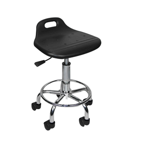 <span class=keywords><strong>Taburete</strong></span> Giratorio Ajustable en Altura <span class=keywords><strong>con</strong></span> Ruedas y <span class=keywords><strong>Respaldo</strong></span>, Silla <span class=keywords><strong>de</strong></span> <span class=keywords><strong>Trabajo</strong></span> Redonda Giratoria para Línea <span class=keywords><strong>de</strong></span> Ensamblaje ESD para Cuartos Limpios, Fabricación OEM - Product Image 4