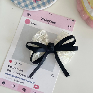 Accesorios para el Cabello, Temperamento de Niña, Pasador de Pelo con Encaje, Hecho a Mano, Pasador de Pelo de Alta Gama - Product Image 4