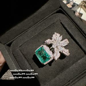 Ensemble de <span class=keywords><strong>bijoux</strong></span> en laiton de style vintage italien, boucles <span class=keywords><strong>d</strong></span>'oreilles pendantes paon iris, bague <span class=keywords><strong>émeraude</strong></span>, bracelet en forme <span class=keywords><strong>d</strong></span>'œuf avec pendentif tendance - Product Image 5