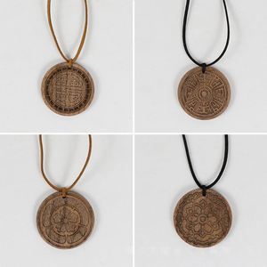 Pendentif diffuseur d'arômes pour voiture en bois de noyer noir durable, pour grille d'aération, cadeau créatif - Product Image 4