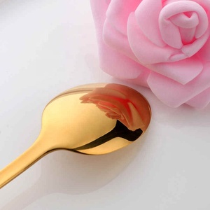 <span class=keywords><strong>8</strong></span> màu muỗng cà phê mini <span class=keywords><strong>8</strong></span> cái Rose Gold Plated Tea Spoon thiết lập dao kéo thép không gỉ gương muỗng canh Bộ đồ ăn cho bữa tiệc trà - Product Image 3