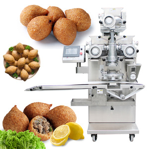Chaîne de production automatique de machines à fabriquer <span class=keywords><strong>le</strong></span> Kibbeh et <span class=keywords><strong>le</strong></span> Kubba à usage commercial, pour <span class=keywords><strong>le</strong></span> remplissage de viande, de noix, de noyaux et de noisettes - Product Image 1