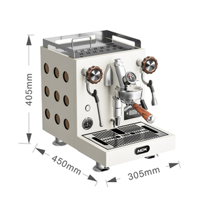 Máquina de Café Espresso Comercial E61 con Sistema de Calentamiento Dual, 12 Bares, Control de Temperatura y Pantalla Táctil Inteligente - Product Image 6