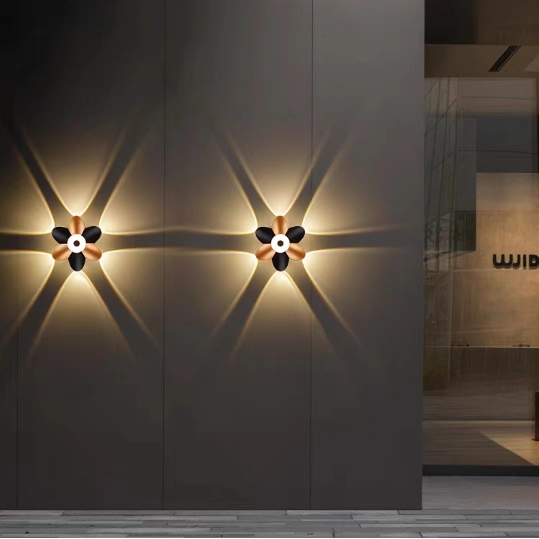 Wall lamp Outdoor Indoor Simple Modern New  Waterproof  Garden lamp die-casting aluminum