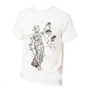 T-shirt Homme 100% Coton 260g Teint en Fil Coupe Ample Sportive Impression Numérique Design Vierge - Product Image 3