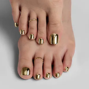 BTArtbox 30 pezzi all'ingrosso Gel morbido personalizzato su punte per unghie glassate ciambella artificiale unghie finte per unghie premere sulle unghie dei piedi unghie