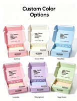 Boîte cadeau rigide haut de gamme écologique à couvercle entièrement ouvrable avec impression intégrale personnalisable pour les accessoires de beauté et de maquillage