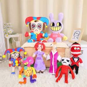 सबसे अधिक बिकने वाला लोकप्रिय कार्टून चरित्र नरम खिलौने अद्भुत डिजिटल सर्कस क्लोन प्लश गुड़िया