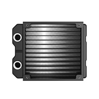 Radiateur de refroidissement à eau en aluminium double couche de 120 mm, échangeur de chaleur double couche de 45 mm d'épaisseur pour système de refroidissement à eau de PC