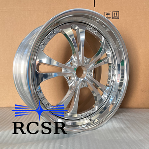 RCSR Custom 2 Stück polnische Chrom geschmiedete Räder 5x114.3 Deep Lip T6061 Aluminium legierung 17-22 23 24 26 Zoll für Nissan Toyota - Product Image 3