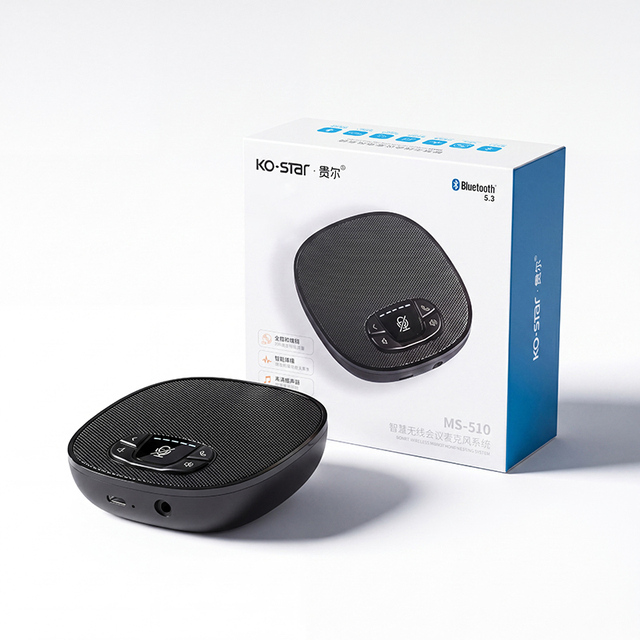 Omni-Directional Type c Desktop Conference Speakerphone Portable Mic With Echo Cancellation for Office Business Meeting