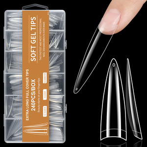 <span class=keywords><strong>Faux</strong></span> <span class=keywords><strong>ongles</strong></span> en acrylique <span class=keywords><strong>à</strong></span> pression, couvrance totale, pour usage domestique ou professionnel en salon - Product Image 6