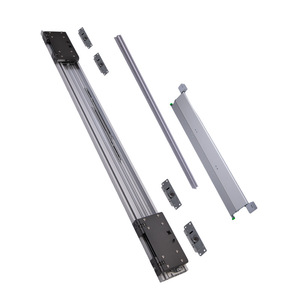 Betoci Cabinet <b>Sliding</b> Door Accessories 1750mm 2350mm Aluminum Alloy Steel Plastic Hidden Track Installation - Product Image 2
