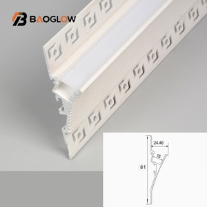 2025 New Innovations Stair Handrail Handle Free Drawers Aluminum Led Aluminum Profile Led Strip Channel Customizable - Product Image 1
