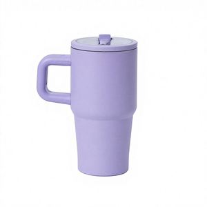 Vaso Térmico Plegable de Acero Inoxidable de 20 oz con Tapa de Paja, Aislado al Vacío, Ecológico, para Cerveza, Café, Leche, Ideal para Uso Promocional - Product Image 1