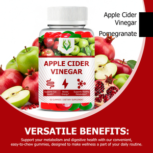 Gomitas de Vinagre de Sidra de Manzana con Etiqueta Personalizada OEM, Suplemento Dietético, Promueve la Salud Intestinal y Aumenta los Niveles de Metabolismo para Adultos - Product Image 3