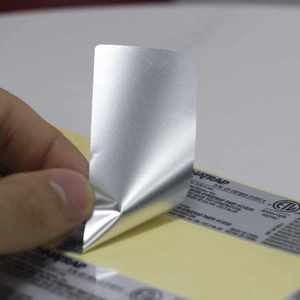Nhãn dán in vinyl <span class=keywords><strong>DK</strong></span> QR chuyển mã chết cắt kim loại nhà sản xuất pregomega chuyển trong suốt - Product Image 6