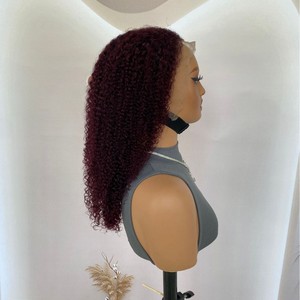 <span class=keywords><strong>ISEE</strong></span> Wholesale Perruque en dentelle HD transparente 360, cheveux vierges longs noirs pour femmes, sans colle, cheveux humains vietnamiens bouclés crépus - Product Image 6