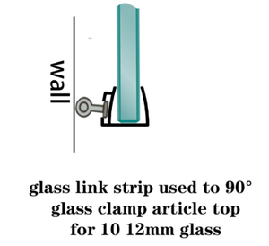 Striscia di tenuta per porta doccia in plastica trasparente con bordo impermeabile professionale in plastica PVC - Product Image 4