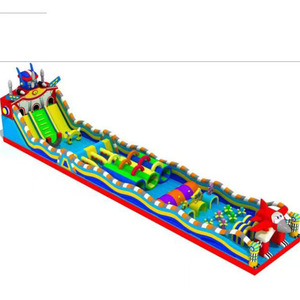 Double toboggan Moon Jump Bouncer Party Play Gonflable Armor Playground for Backyard Amusement Park Slide on Sale - Product Image 1