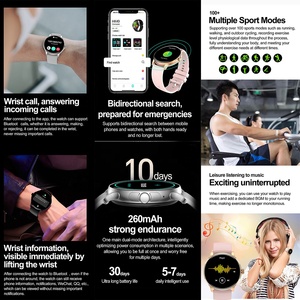 Moda HK49 Smartwatch NFC BT Llamada Teléfono Sangre Salud Oxígeno Sueño Deporte Fitness Tracker AMOLED <span class=keywords><strong>Da</strong></span> Fit Reloj inteligente HK49 - Product Image 3