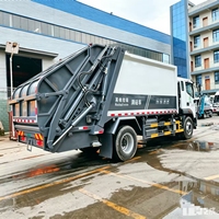 Camion à ordures compacteur diesel Foton, norme d'émission Euro 3, transmission manuelle 4x2, poids total autorisé 18000 kg, fabriqué à Hubei