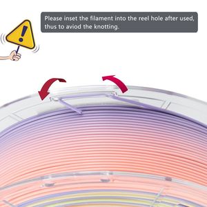 Filament d'impression 3D haute vitesse <span class=keywords><strong>ISANMATE</strong></span> OEM/ODM, filament arc-en-ciel, filament PLA haute vitesse 600 mm/s pour imprimante 3D - Product Image 5