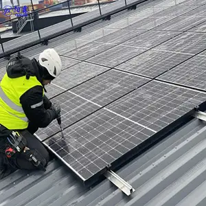 Mini Rail Solar befestigungen für Metall profile Metall dächer Metall profil dächer