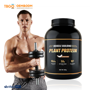 2025 TBG OEM augmenter le supplément de sport musculaire Nutrition suppléments de gymnastique poudre de plante Gainer de masse isolat de protéines végétales - Product Image 1