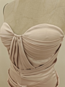 Elegante vestido de baile de mujer vestido de graduación Sexy cuello en V profundo sin mangas espalda descubierta alto Split Color sólido hasta el suelo - Product Image 6