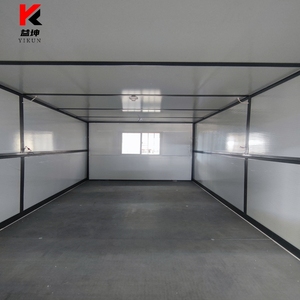 Casa Container Prefabbricata 20Ft Tetto Piatto Layout Personalizzato 13 Mq Spazio Abitativo Ufficio <span class=keywords><strong>Hotel</strong></span> Design 3D - Product Image 6