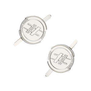 Producto de aleación de zinc personalizado, etiqueta de equipaje a granel de metal vertical cerca de Guangzhou, joyería personalizada, logotipo de etiqueta Lebal'Label grabado metálico - Product Image 2