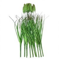 Plante artificielle de gazon de renard réaliste, plume ornementale de pampa pour la décoration de jardin, cour, patio et aménagement extérieur