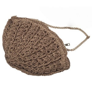 Sac bandoulière portable pour femme, style nouveau et tendance, polyvalent, en paille ajourée en forme d'éventail, idéal pour l'été, la plage et les vacances, par HKZB - Product Image 2