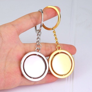 Biểu Tượng Tùy Chỉnh Tia Laser Khắc Hợp Kim Keychain Carabiner Tag Mặt Dây Chuyền Vuông Hình Dạng Hình Bầu Dục Đồng Xu Chủ Khuyến Mại Quà Tặng Biểu Tượng Tùy Chỉnh - Product Image 4